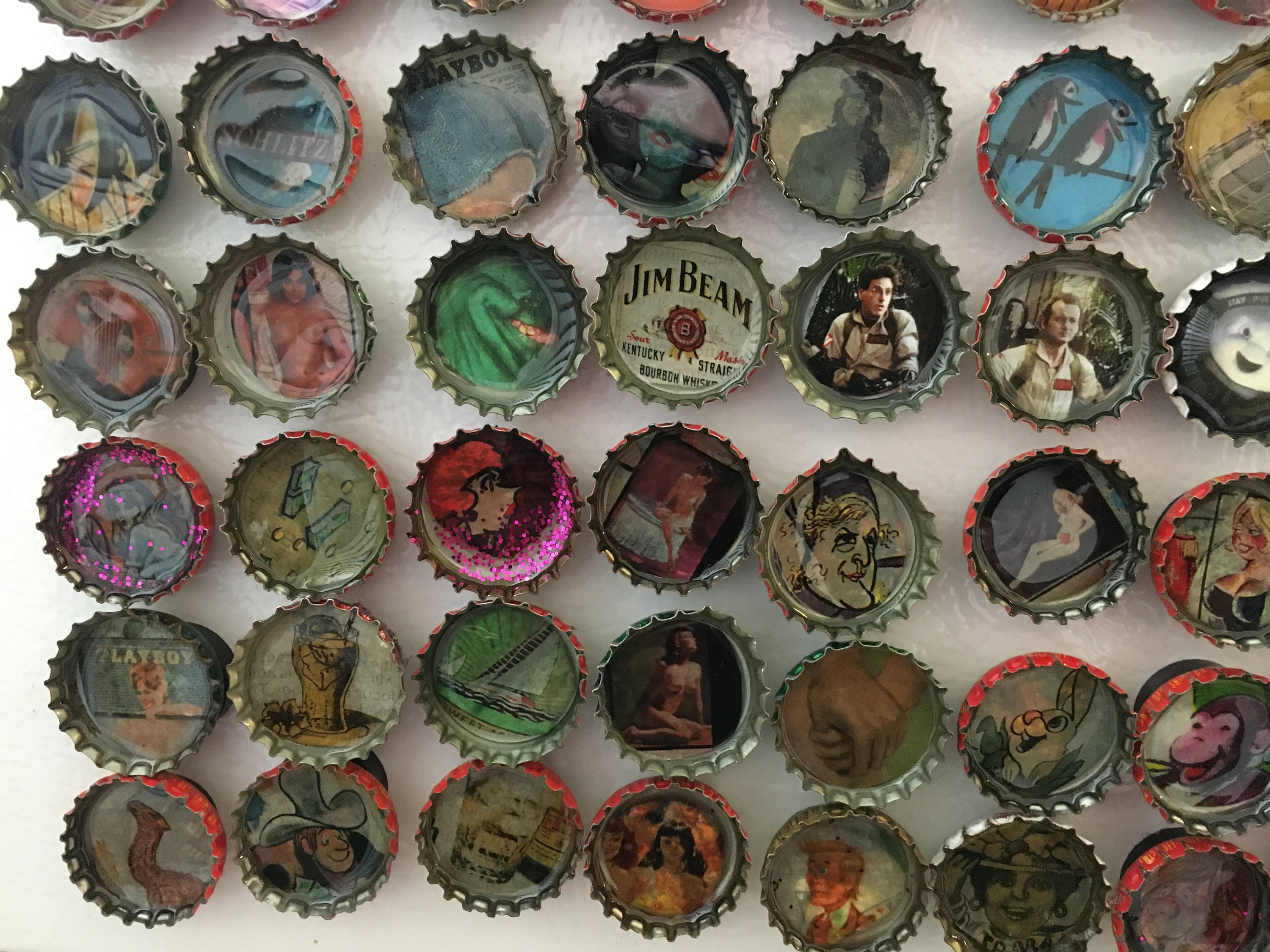 Lot of 10 Bottle Cap Fridge All One of a Kind Etsy UK