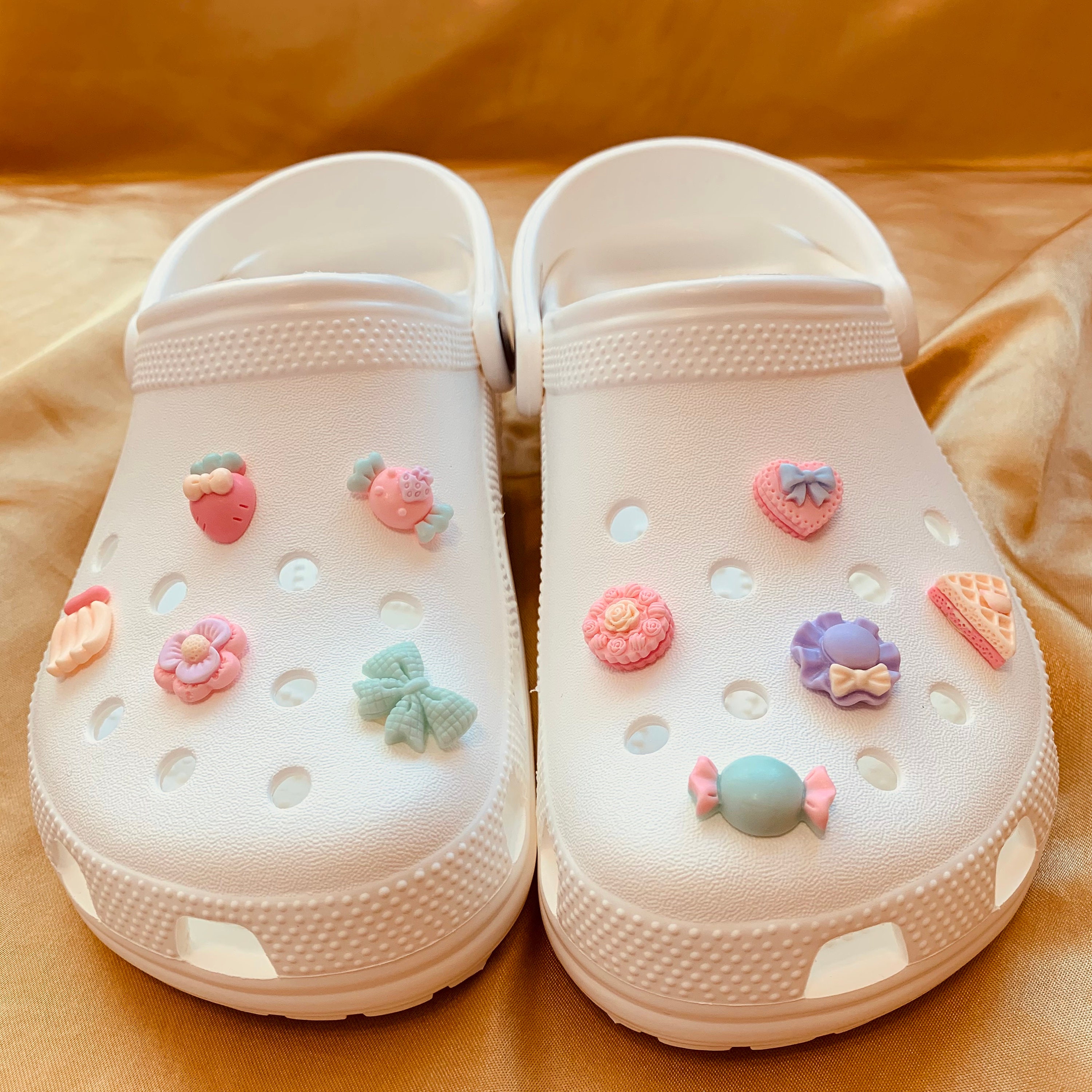 Cute Pastel 10pcs shoes charm/ Luxury charm for croc Etsy