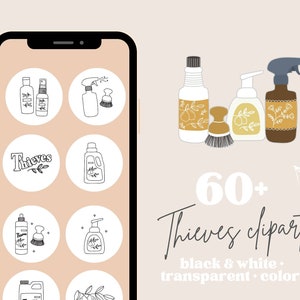 Thieves Clipart + Highlight Covers Young Living