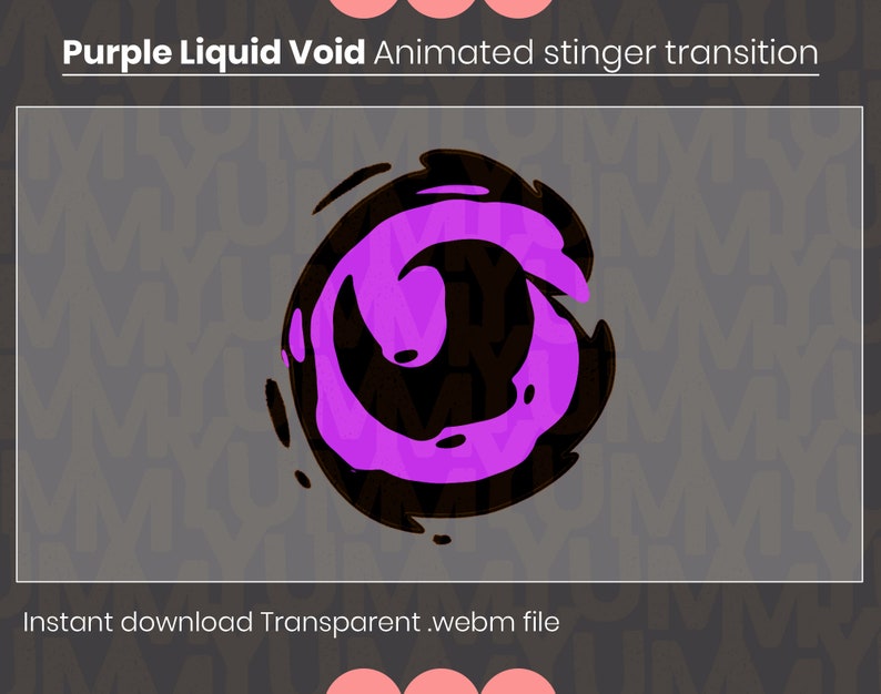 Animated Twitch Stinger Scene Transition for Your Streams ・ Purple ...