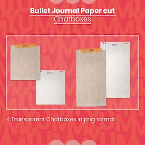 Chatbox ・ Bullet Journal estetico ritagliato ・ Carino e semplice ・ Streaming su Twitch e OBS ・