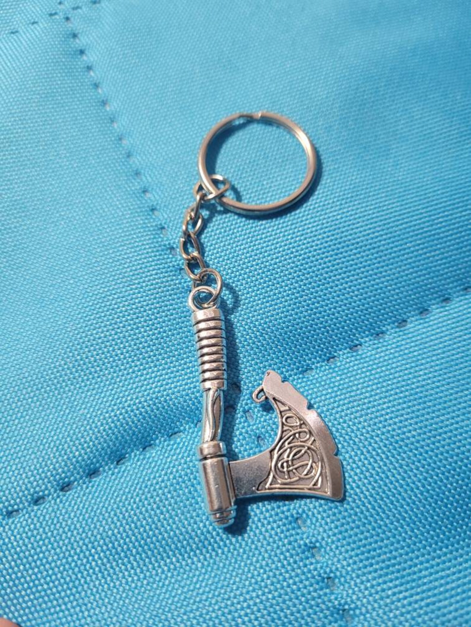 Viking Axe Keychain Etsy