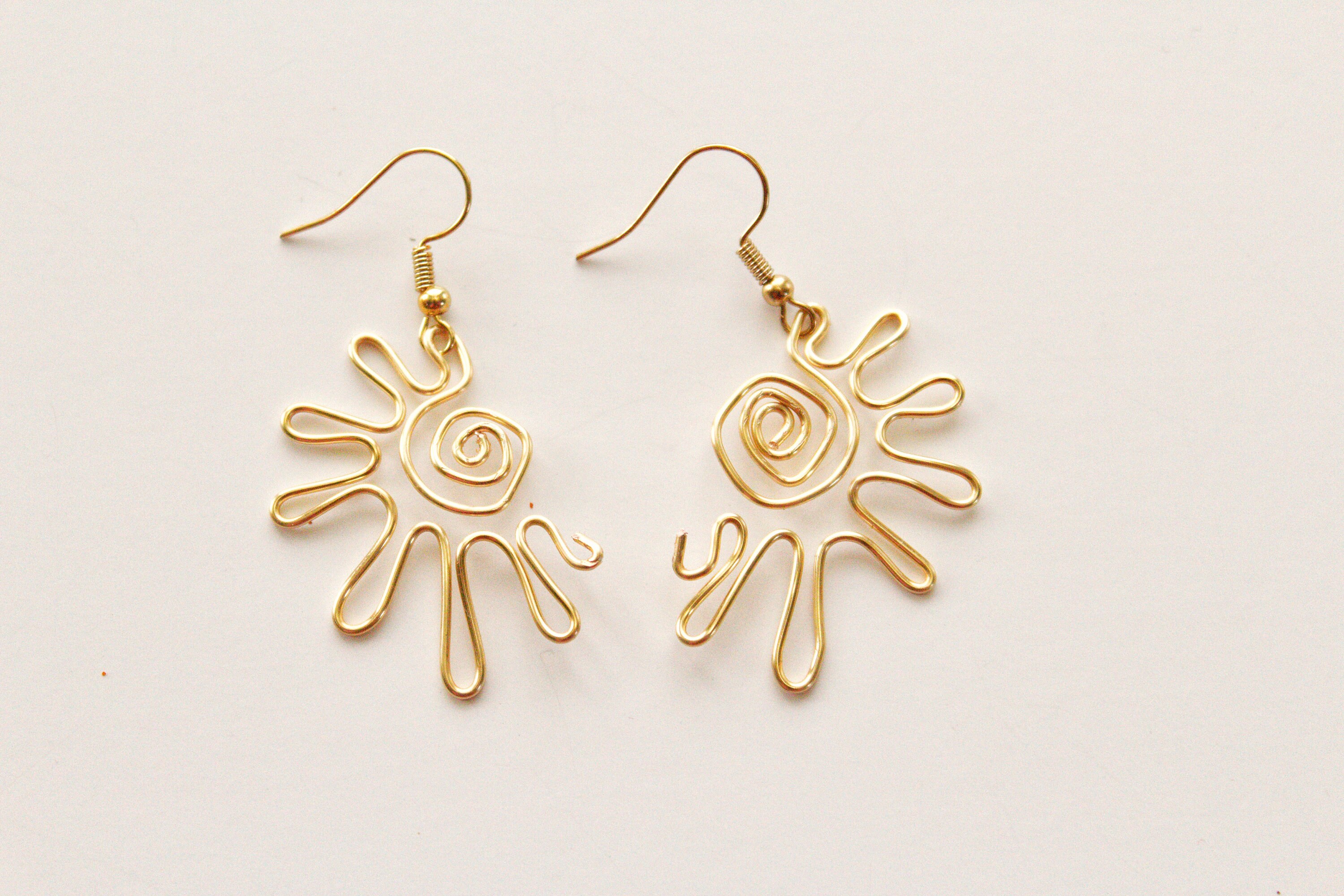 Etsy sun earrings Clearance