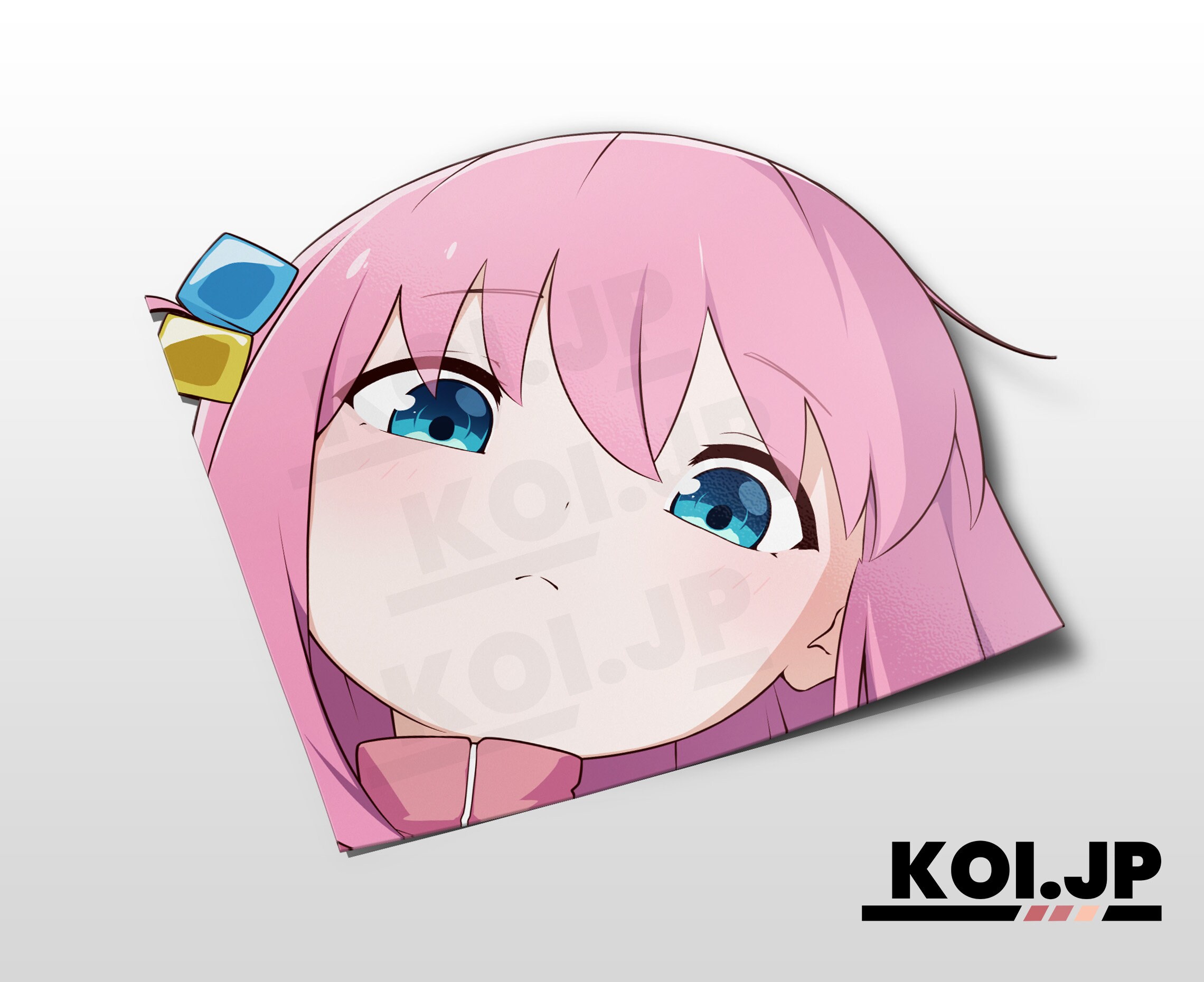 Bocchi Anime Sticker waifu Bocchi chan bocchi the rock meme anime Decals  Postcard for Sale by ohwaifushop