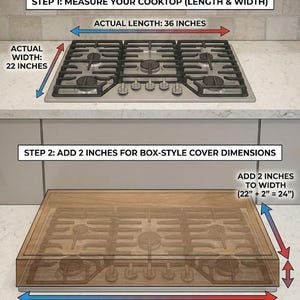 Stove top cover, noodle board, modern farm house, Serving tray, holiday day, gift for her, Christmas image 6