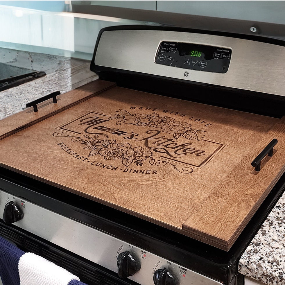 Personalized Noodle Board Stove Top Cover – Slone CNC