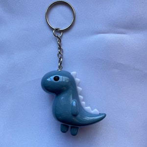 Dinosaurier Schlüsselanhänger Blau