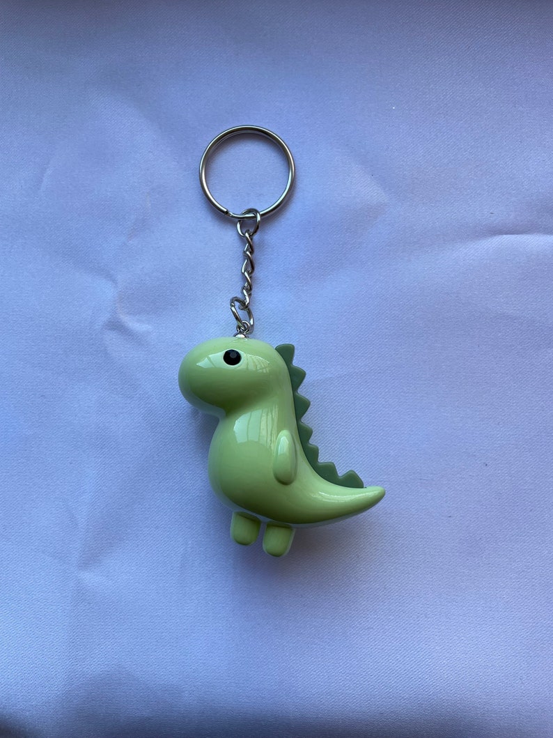Dinosaur keychain Green