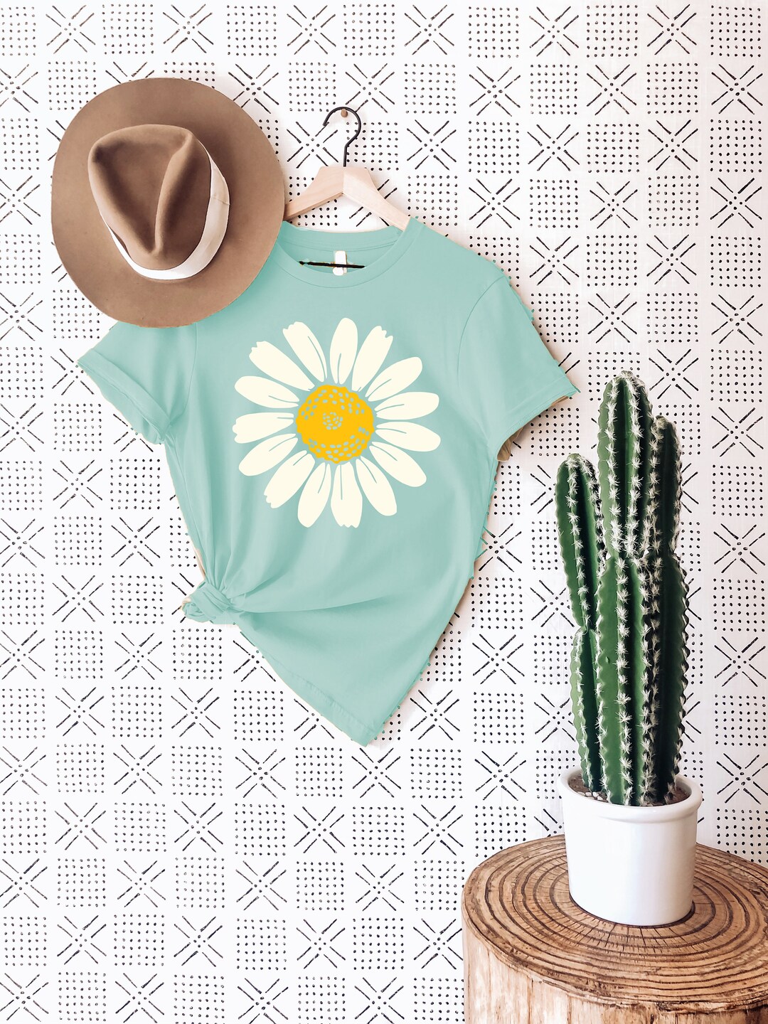 Daisy Tee, Daisy Graphic Tee, Single Daisy, Bekleidung, Grafik Tees