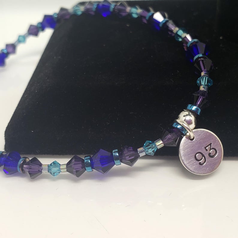 SUGA BTS so Far Away 93liner Inspired Swarovski Crystal Bead and