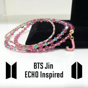 BTS Jin ECHO inspired Swarovski Crystal Bracelet Set Size 7 - PLEASE Read item details for full description