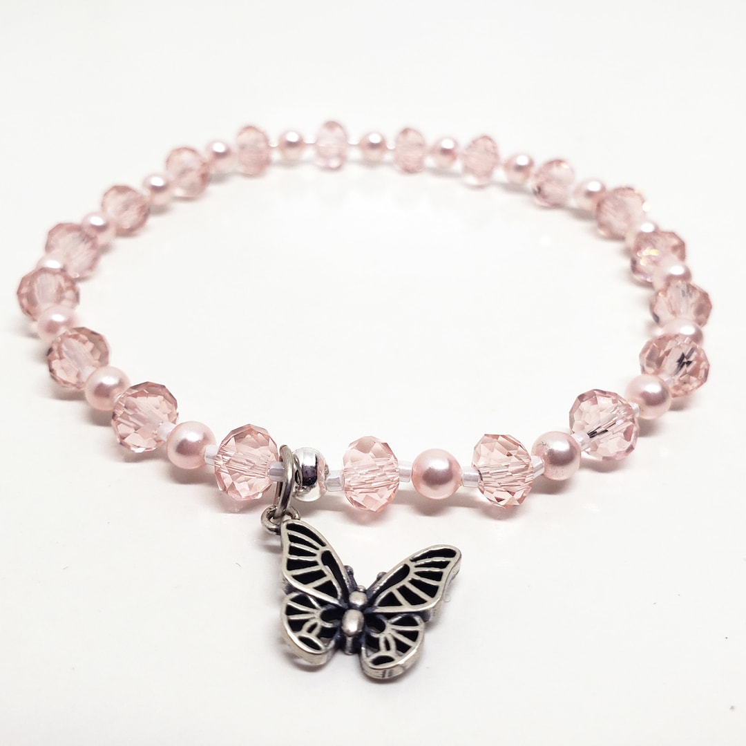 Adorned Butterfly Bling Swarovski Crystal Bracelet