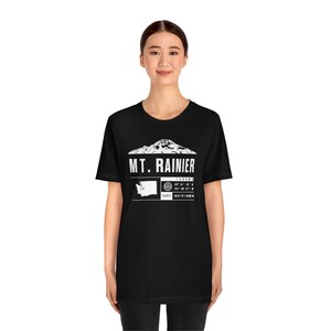 Mt. Rainier - Tahoma Washington Unisex Jersey Short Sleeve Tee