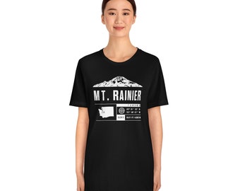 Mt. Rainier - Tahoma Washington Unisex Jersey Short Sleeve Tee