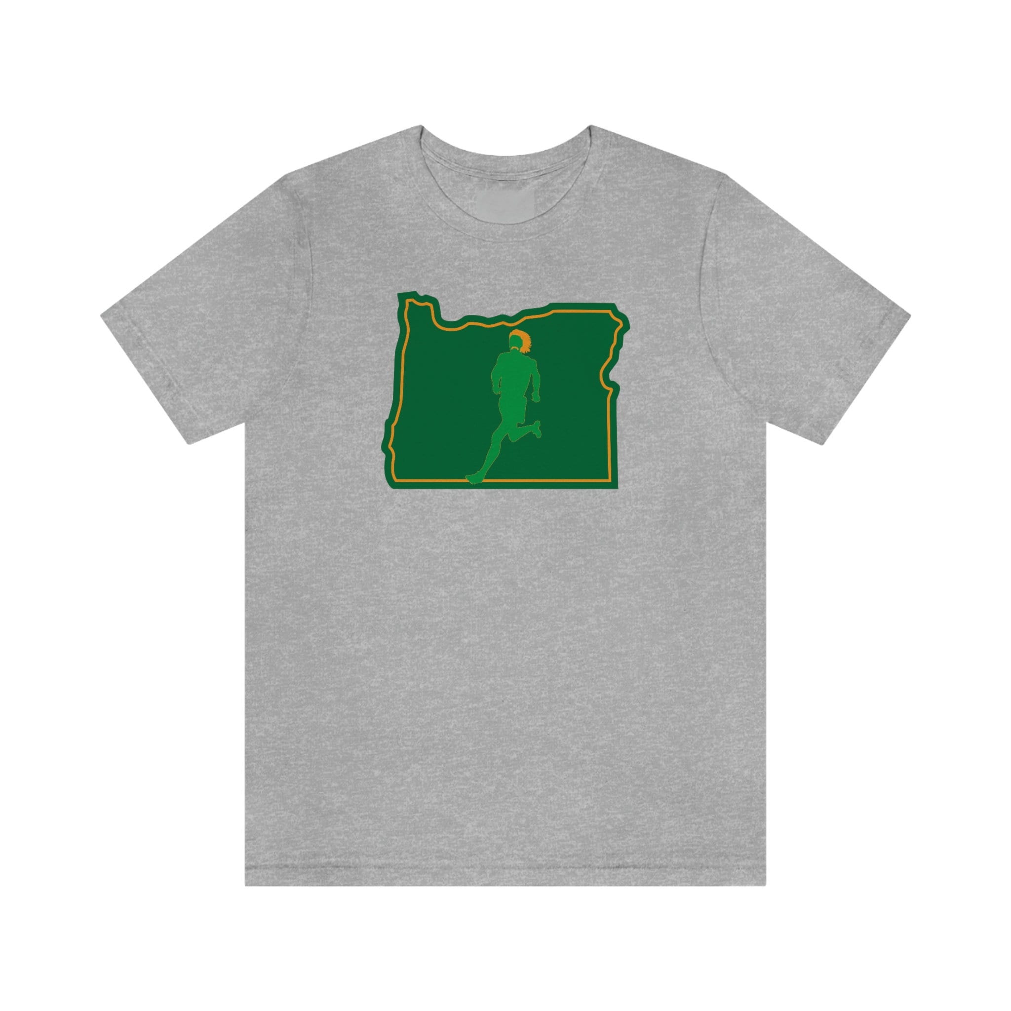 T-shirt Unisex PREFONTAINE PRE Running Oregon - Manica Corta, Colore Cenere