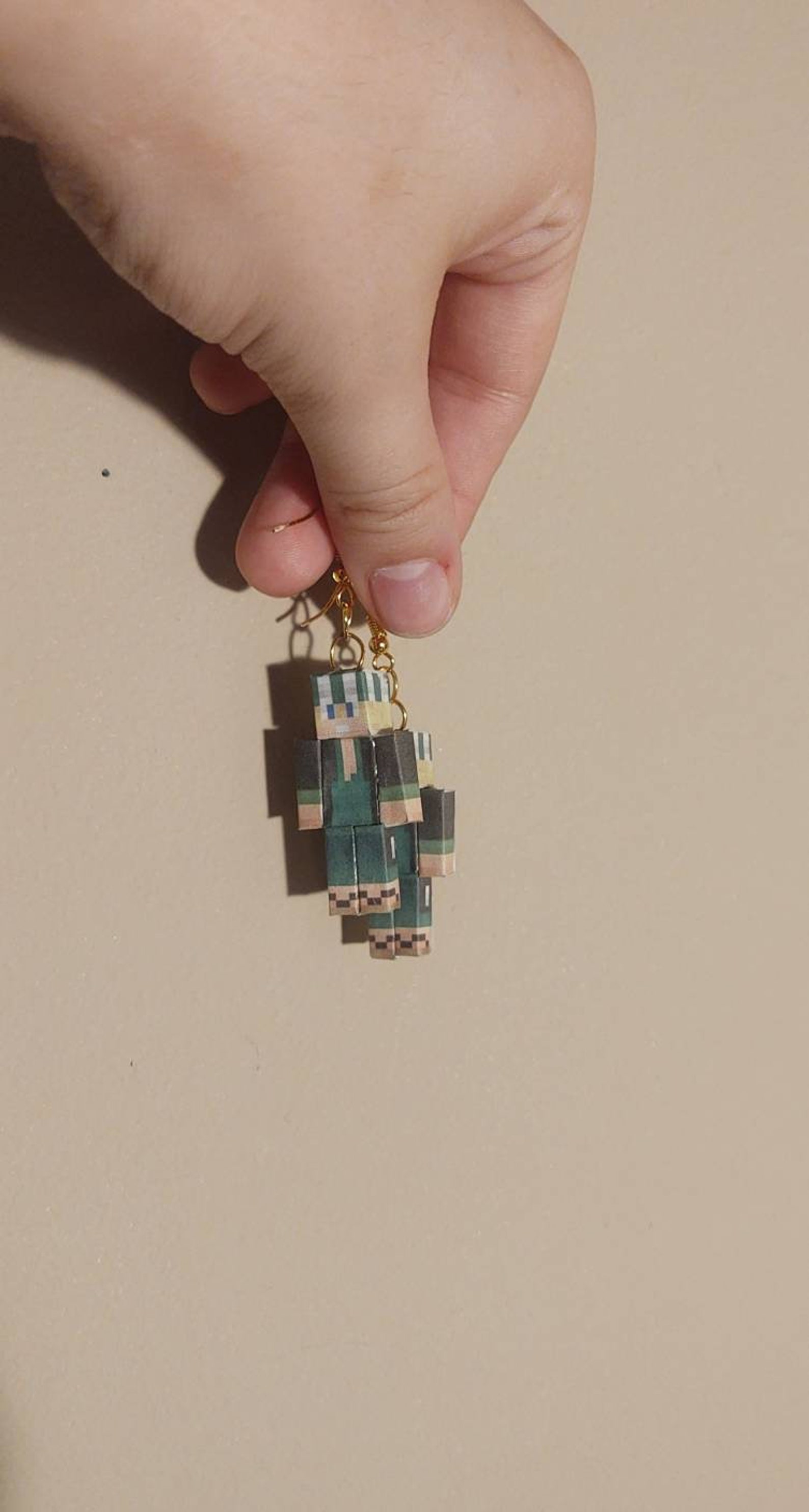 Philza Minecraft Paper Earrings Etsy