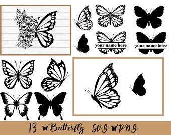 Download Layered Butterfly Svg Etsy