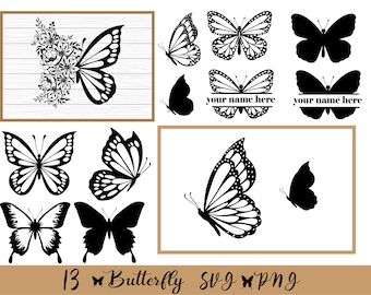 Butterfly svg, Butterfly svg bundle, Layered Butterfly Bundle Cricut SVG Files, Butterflies, Butterfly Svg for Cricut, Butterfly Clipart