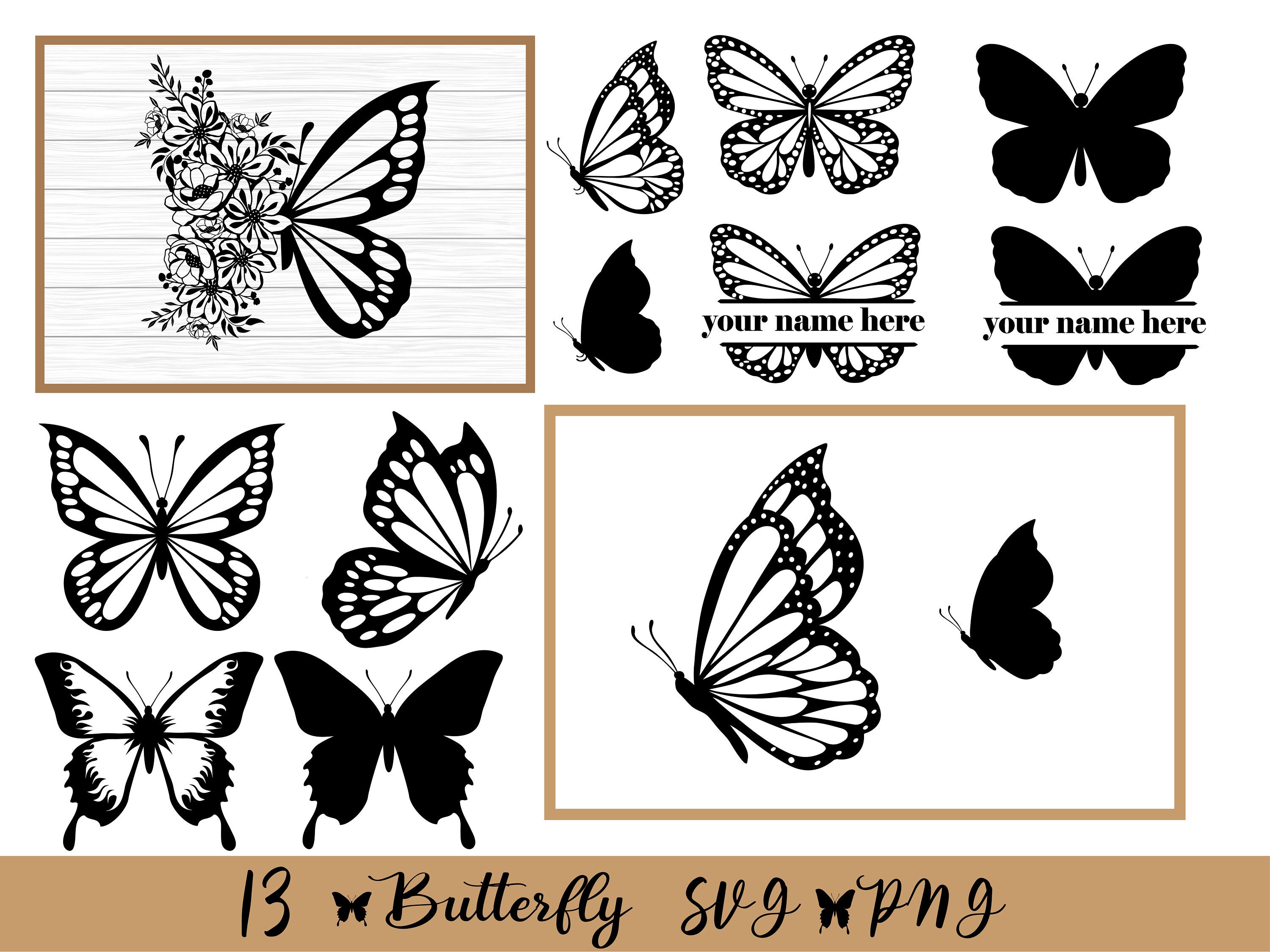 Butterfly svg, Butterfly svg bundle, Layered Butterfly Bundle Cricut …
