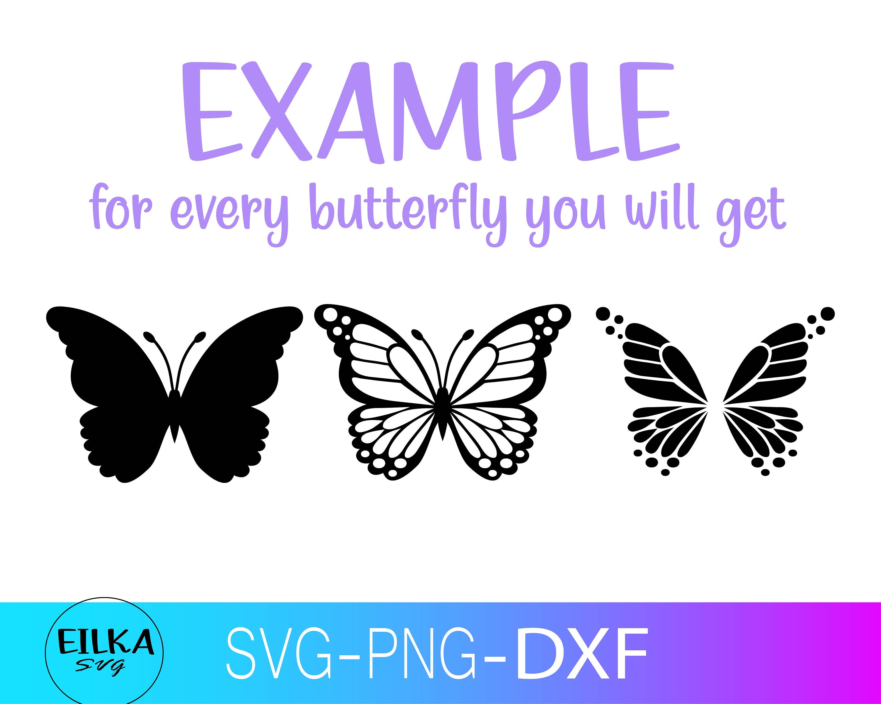 Butterfly Svg, Butterfly Svg Bundle, Layered Butterfly Bundle Cricut ...