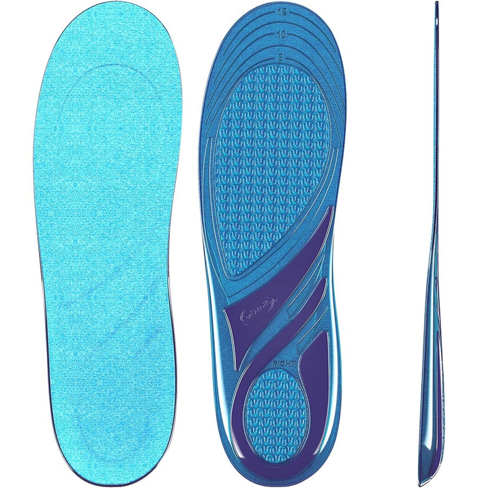 Ultra Thin Insoles Massaging Gel Insoles One Pair | Etsy