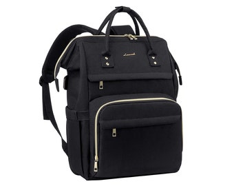 K.X.S Womens Backpack Letter All Match Casual Backpack Color Black 