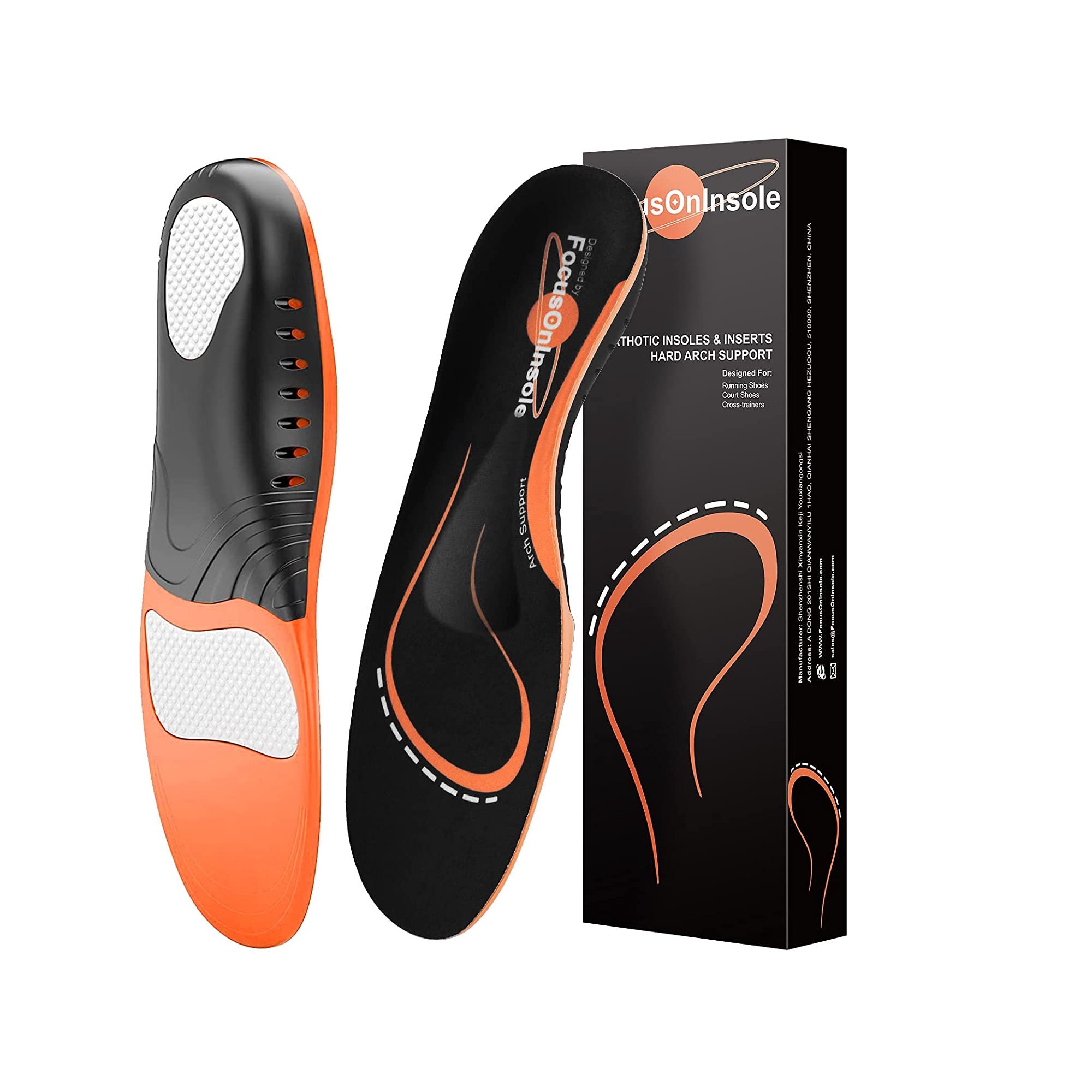 running arch support insoles