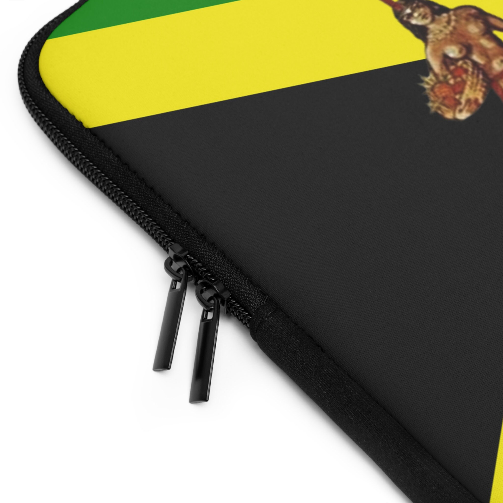 Proud Jamaican Style Laptop Case, African Black Laptop Sleeve, Cute