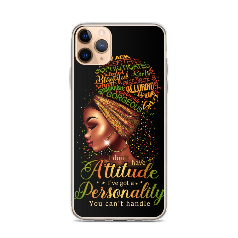 African Women Iphone Case Black Lady Inspirational - Etsy Ireland