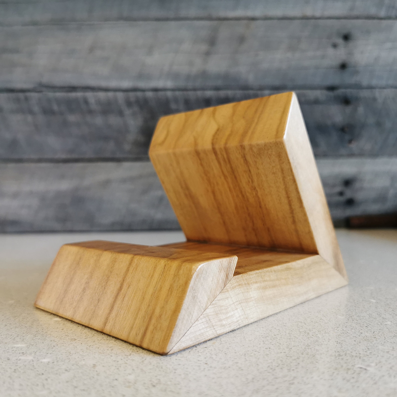 Wooden iPad Stand Handmade Wood Tablet Holder Etsy UK