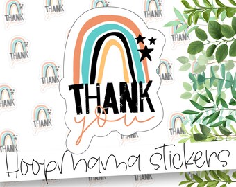 Thank You - Halloween Stickers - Large 2 Inch Branding Sticker For Small Shops - Shop Small Stickers