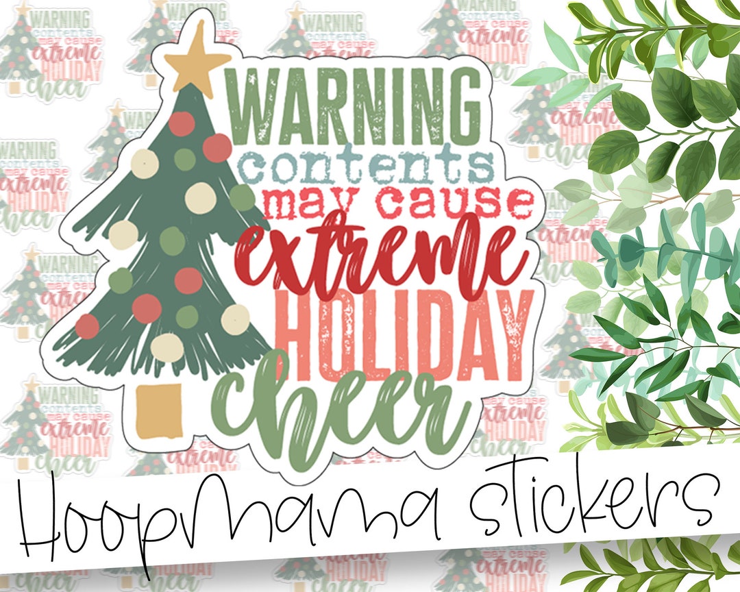 Warning Content May Cause Extreme Holiday Cheer Christmas Packaging