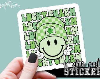 Lucky Charm - Funny Laptop & Waterbottle Tumbler 4 Inch Decal - Vinyl Waterproof Sticker