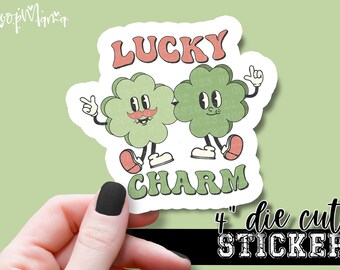 Lucky Charm - Funny Laptop & Waterbottle Tumbler 4 Inch Decal - Vinyl Waterproof Sticker