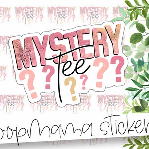 Mystery Tee Stickers - Vraagteken Kleurrijke Verrassing Sticker - Grote 2 Inch Sticker Voor Kleine Winkel - Winkel Kleine Sticker - 24 Sticker Sheet
