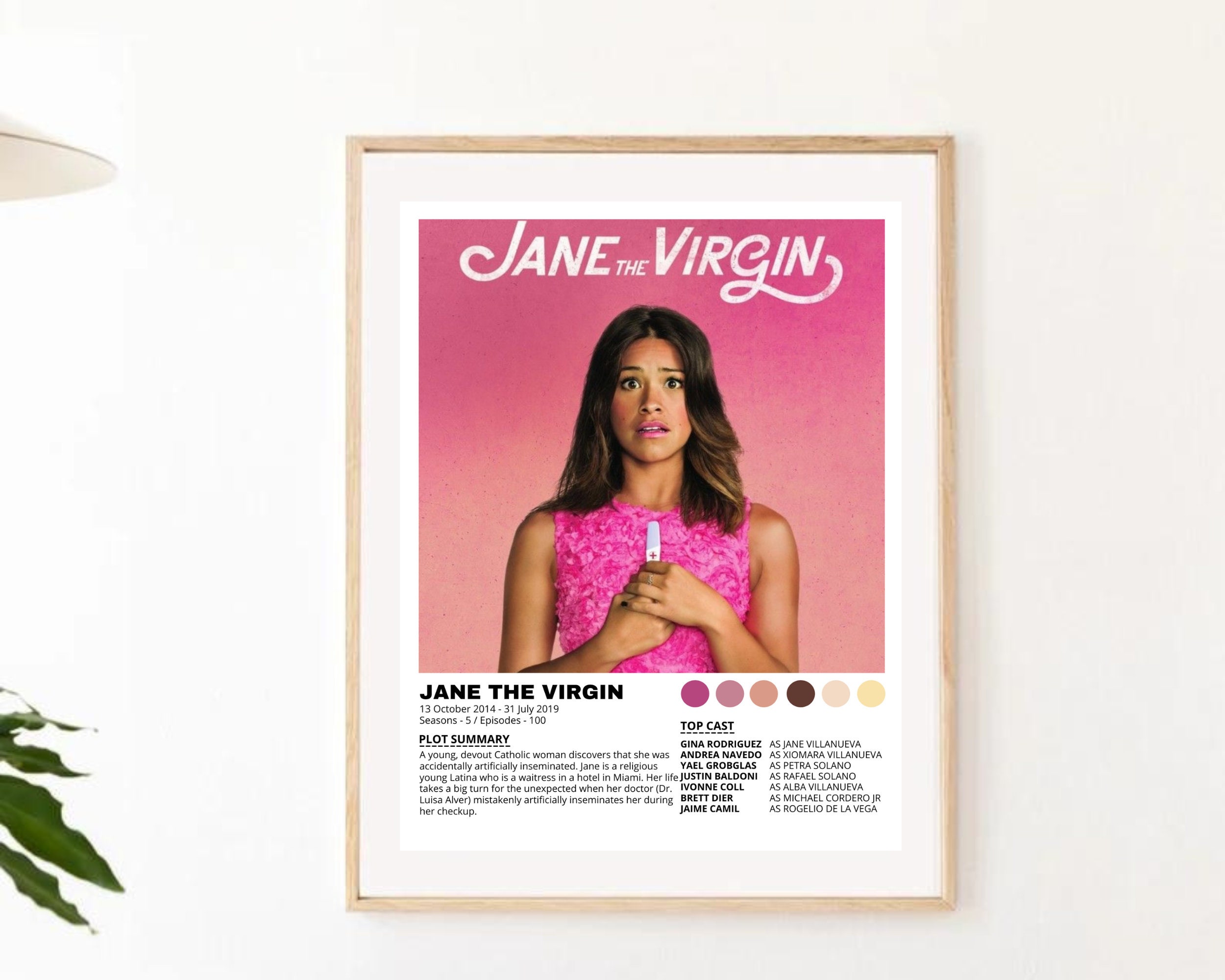 Jane The Virgin Tv Show Poster / Jane The Virgin Sitcom Poster / Movie Art/  Poster Print / Wall Art / Home Decor / TV Posters / Poster Gifts - Etsy  Portugal