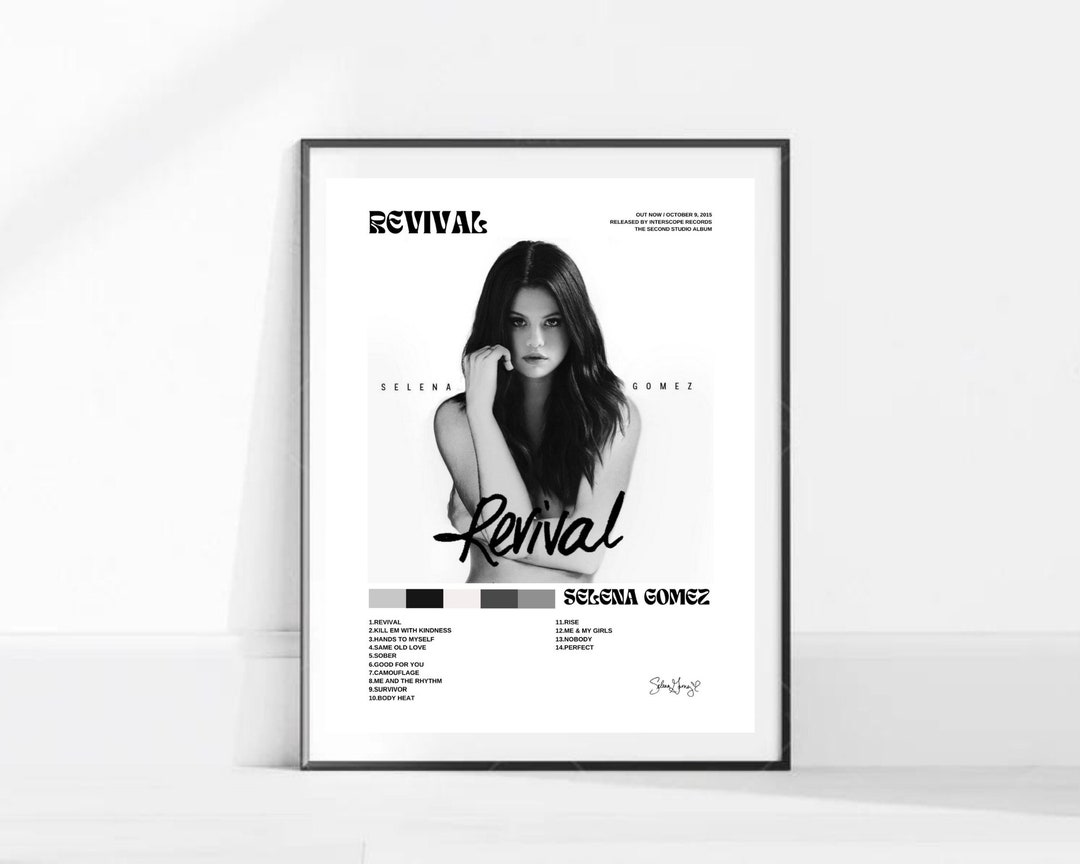 Selena Gomez Poster Selena Gomez Revival Album (Download Now) Etsy