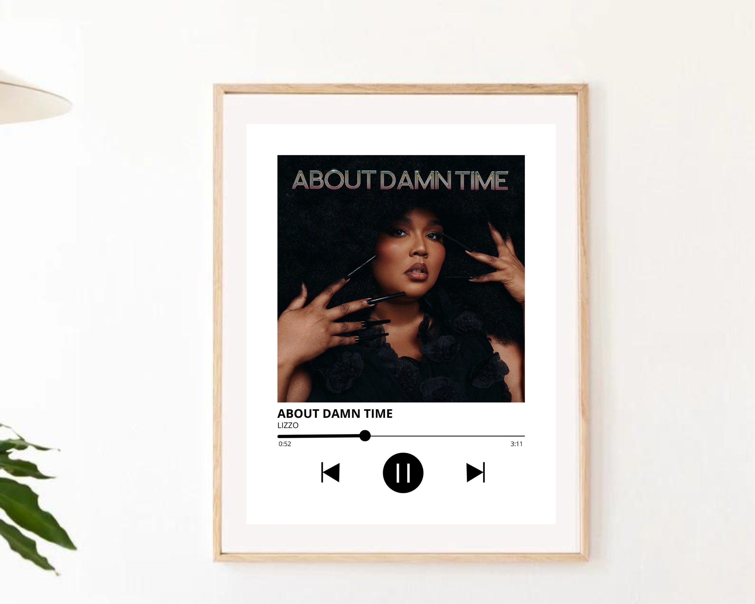 Lizzo Poster | Lizzo | About Damn Time Song Poster | Special Album ...