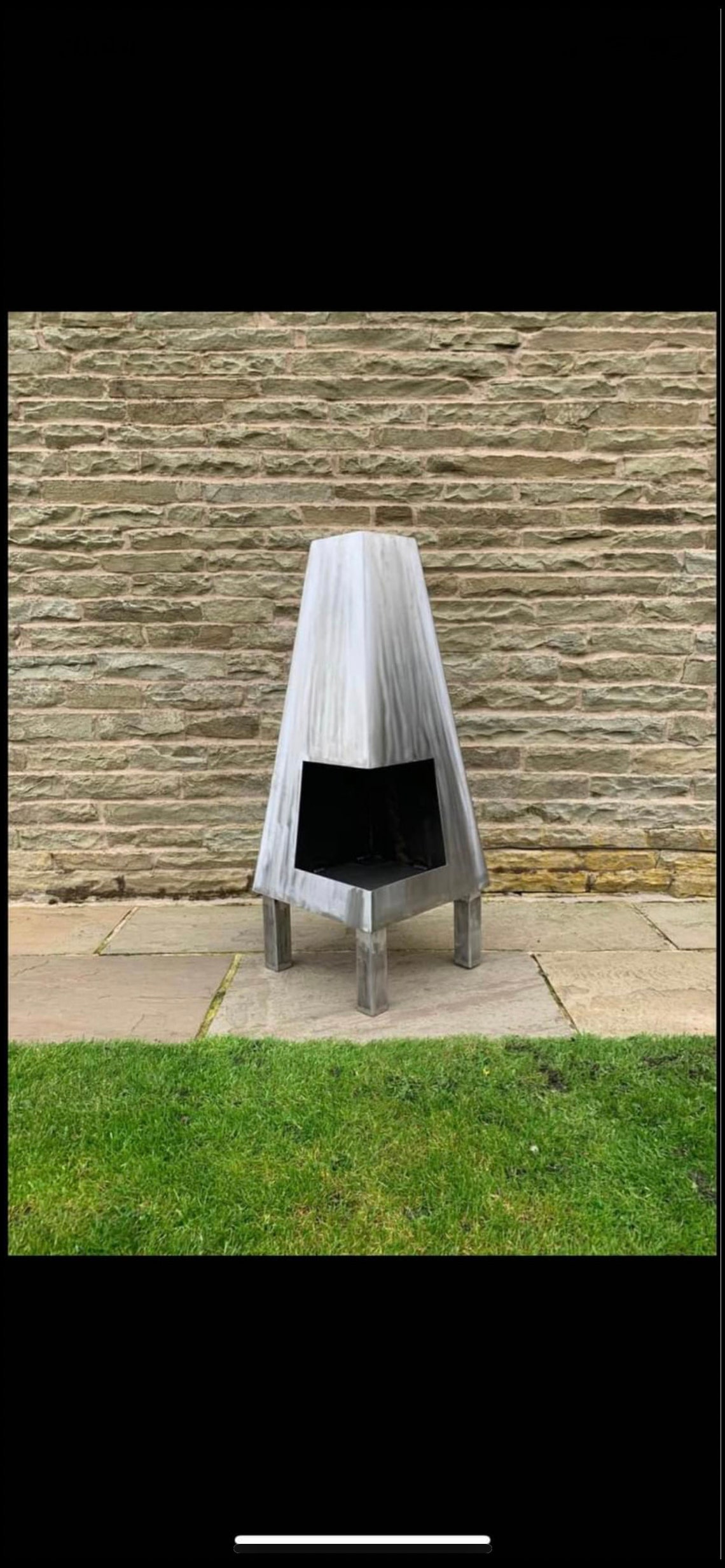 Bespoke metal chiminea Etsy