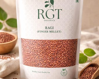 Ragi (Finger Millet) | Whole Ragi Grain | Gluten Free Ancient Grain | Natural Millet | Healthy Traditional Superfood