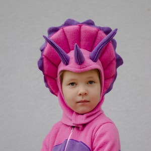 Fantasia de dinossauro Triceratops rosa, macacão infantil, bebê, criança, cosplay, fantasia de Halloween, roupa infantil, festa de aniversário, adereços para fotos