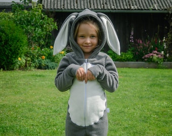 Déguisement de lapin, tenue pour enfants, bébé lapin, combinaison, Halloween, cosplay pour enfants, fête d'anniversaire, idée cadeau, costume d'animal de lapin, tenue de Pâques