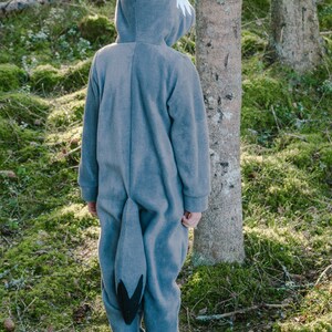 Déguisement loup loup gris tenue enfant combinaison Halloween enfants cosplay fête d'anniversaire idée cadeau Déguisement animal de la forêt image 4