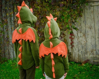 Drachen Kapuzenpullover Kinderjacke Dinosaurier Kostüm Geburtstagsparty Kinder Outfit Halloween Karneval Kinder Geschenkidee Kinderkleidung Abenteuer