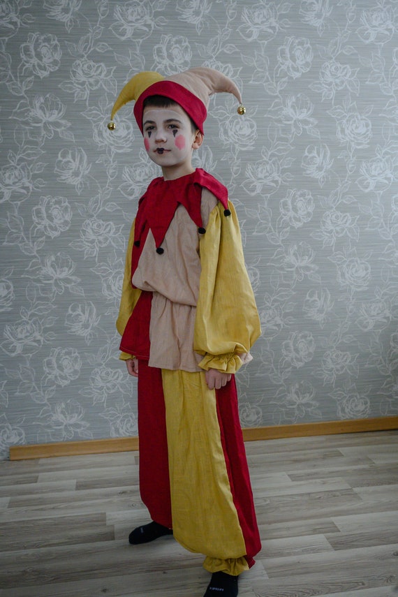 PRONTO PER LA SPEDIZIONE Costume da clown Vestito per bambini Tuta