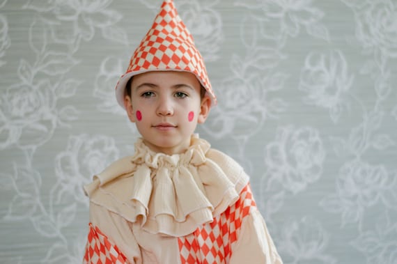 Boys Vintage Circus Clown Costume Boys Vintage Circus Clown Costume