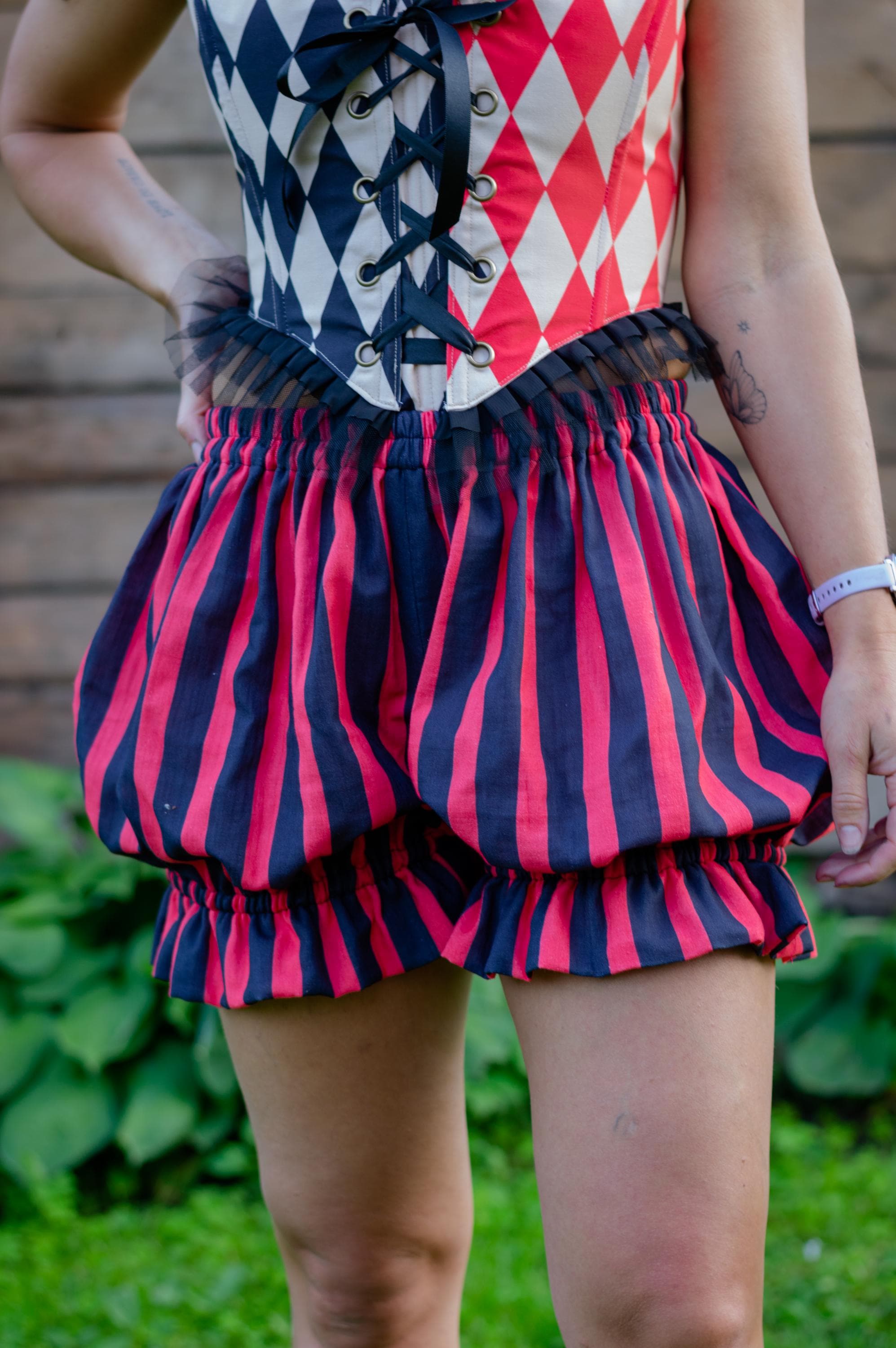 Red Clown Stripes - Etsy