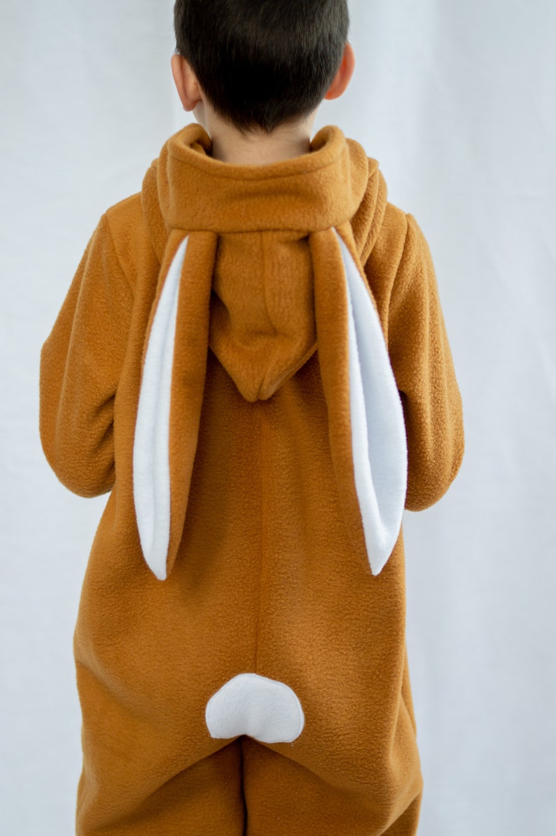 Konijnenkostuum, kinderoutfit, babykonijn, jumpsuit, Halloween, kindercosplay, verjaardagsfeestje, cadeau-idee, Konijn Dierenkostuum, Paasoutfit afbeelding 4