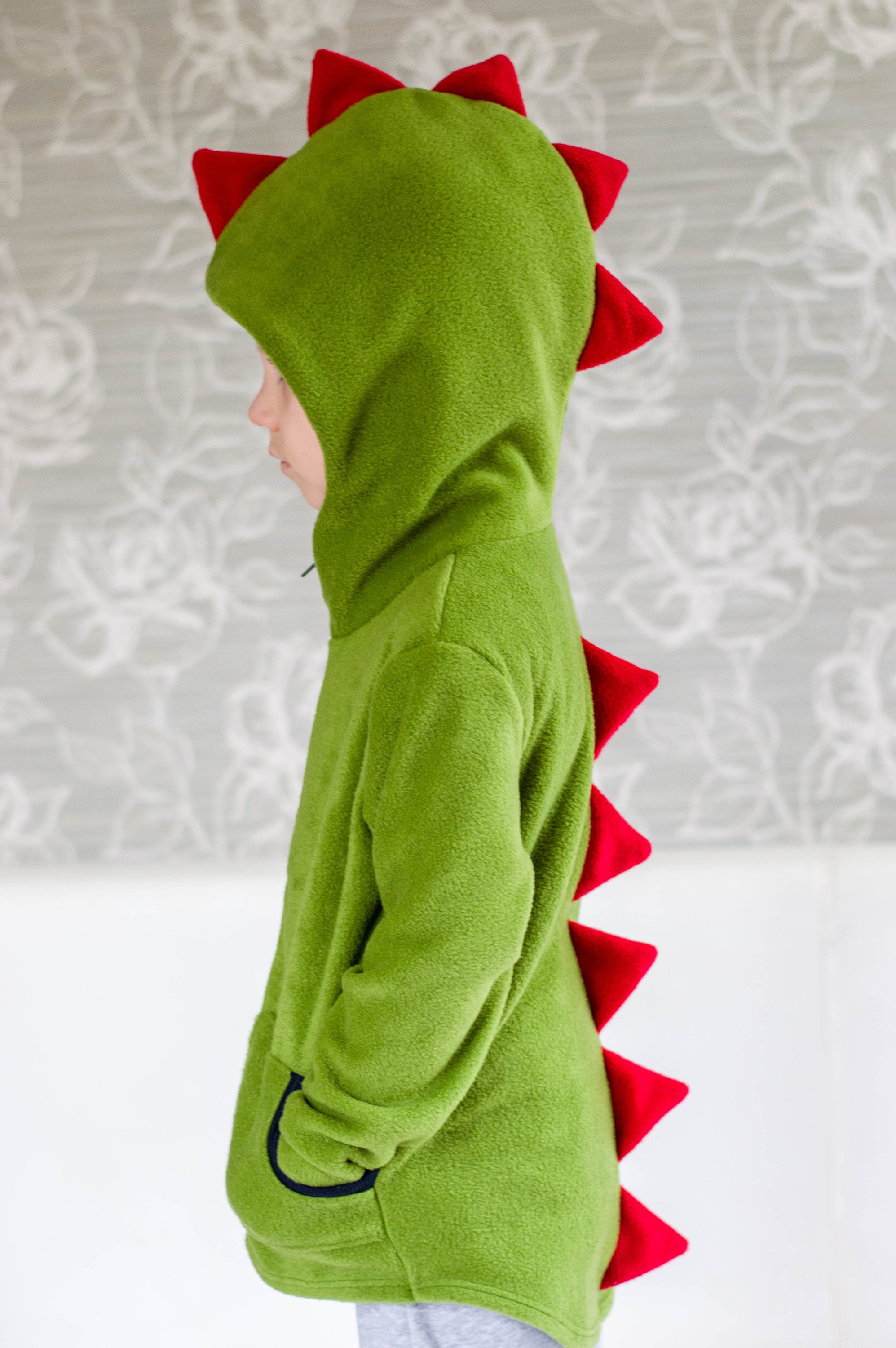 Dinosaur jacket kids hoodie dinosaur costume birthday Etsy