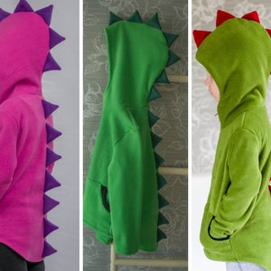 Dinosaur hoodie Kids jacket Dinosaur costume Birthday party Kids outfit Halloween Carnival Children Gift idea Kids clothing Adventure